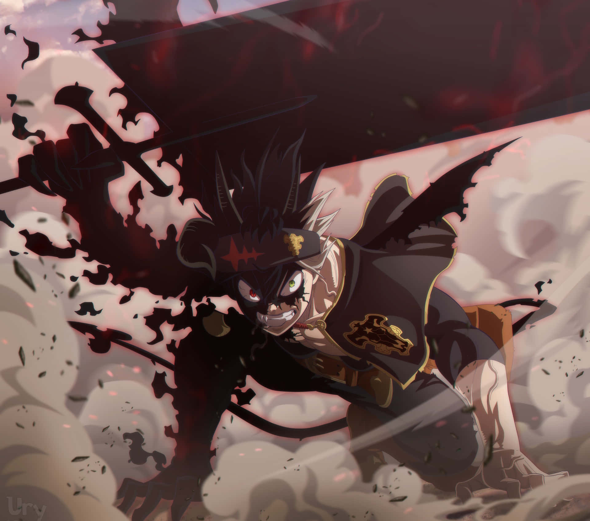 "black Clover's Licht - Epitome Of Magic Power And Leader Of The Elves" Wallpaper