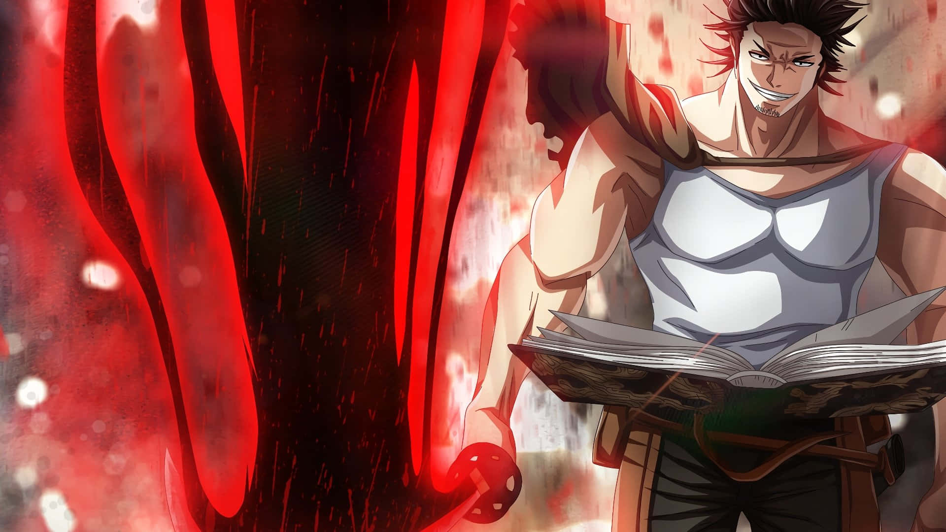 The Determined Yami From Black Clover Wallpaper