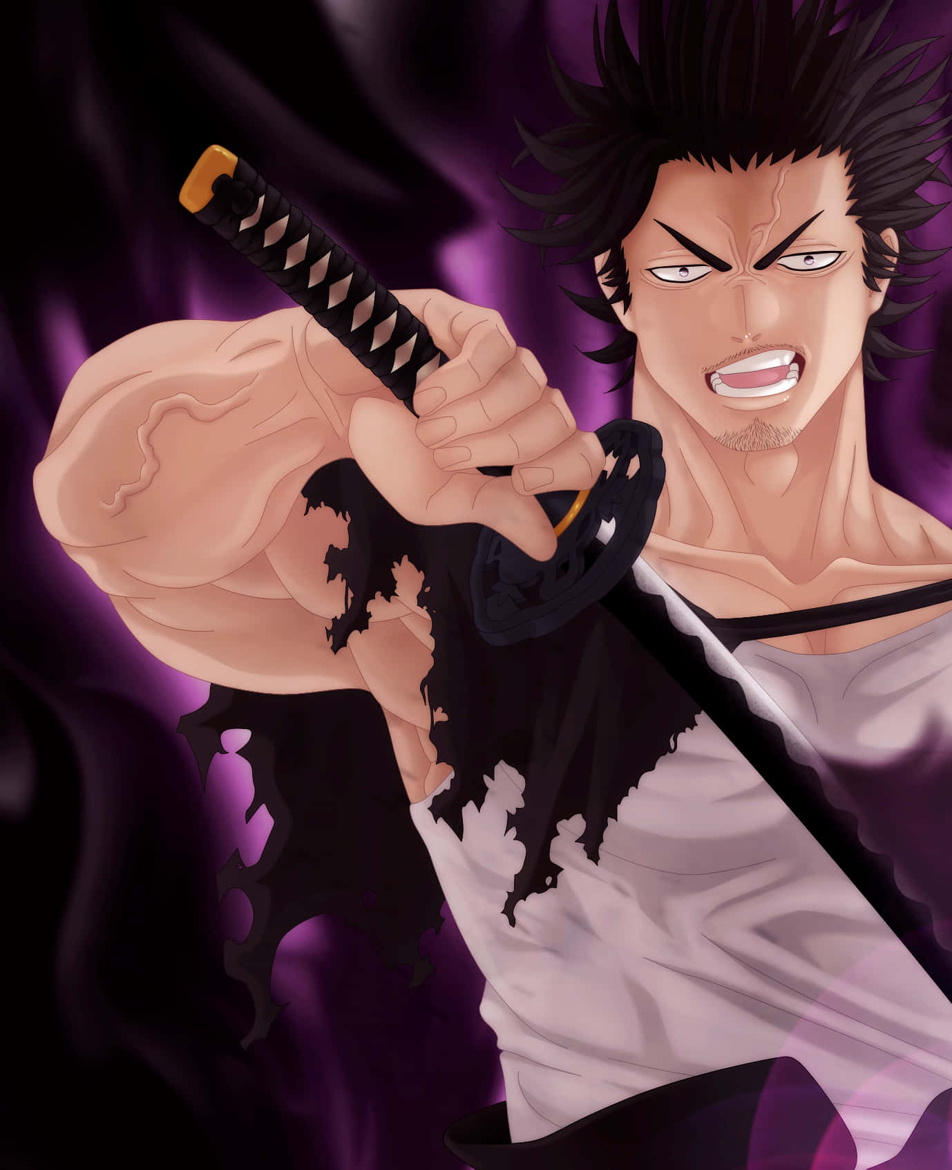 Yami of the Black Bulls, ready to take on any enemy! Wallpaper