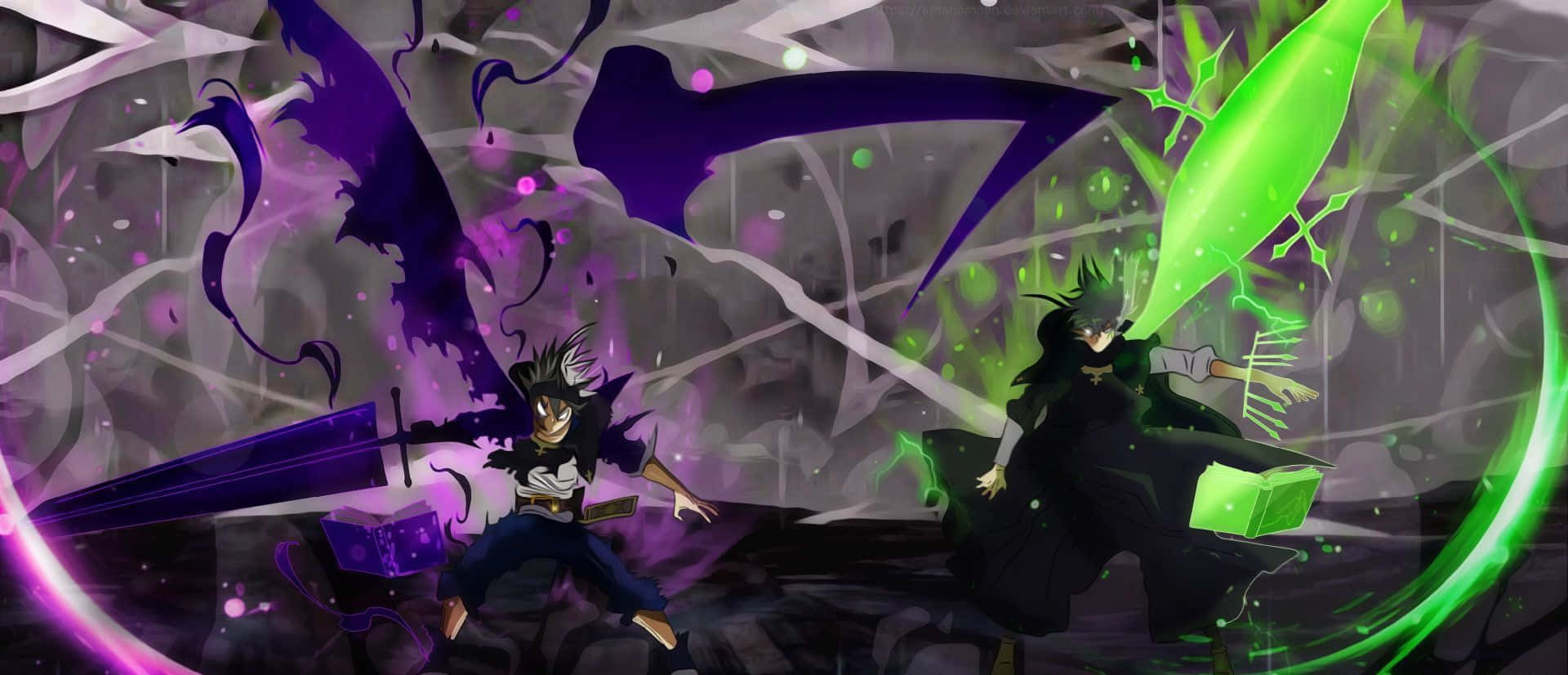 Yuno of Black Clover - The Brillant Magic Swordsman Wallpaper