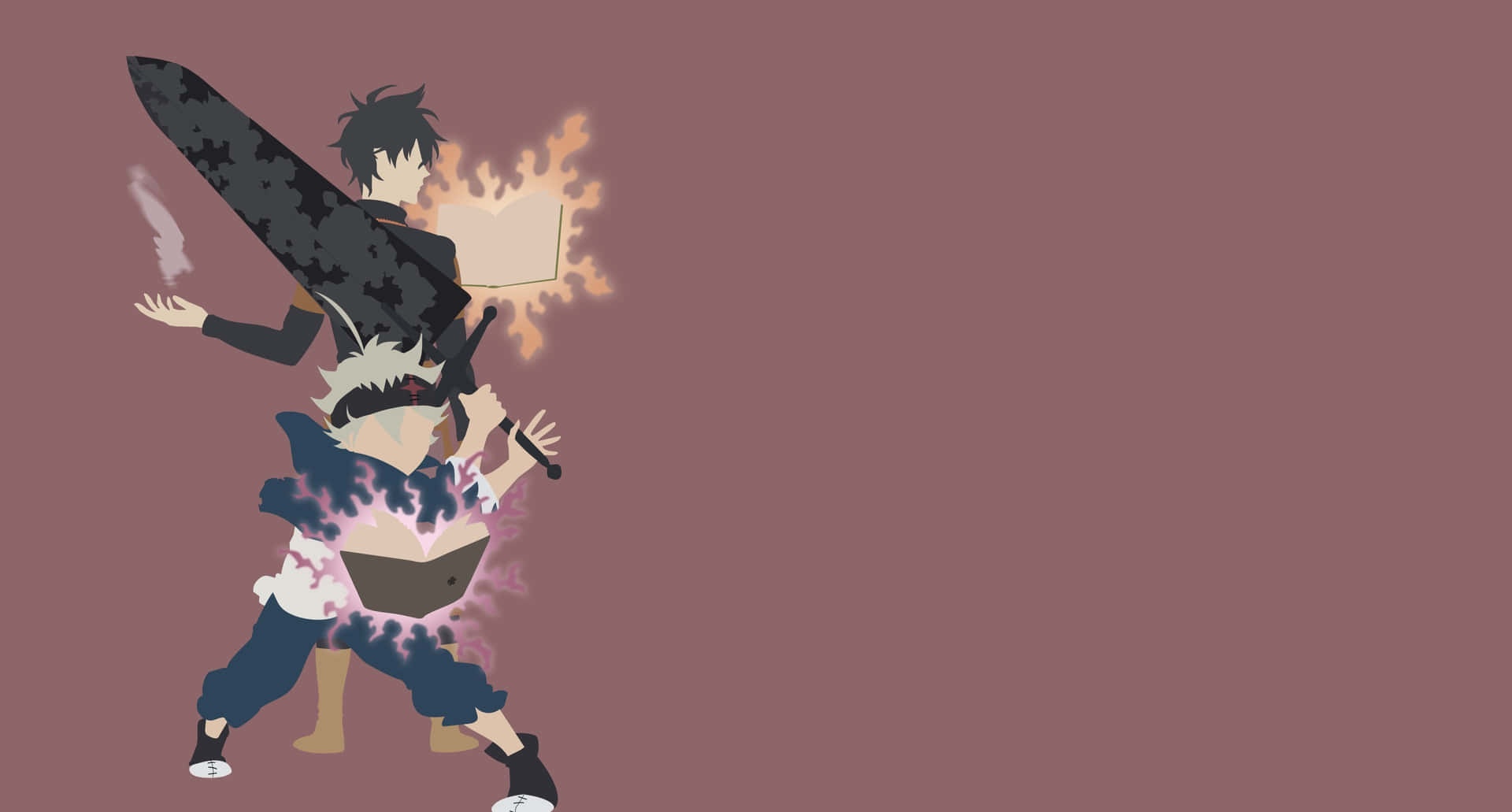 "Yuno Unleashing His Power in Black Clover" Wallpaper