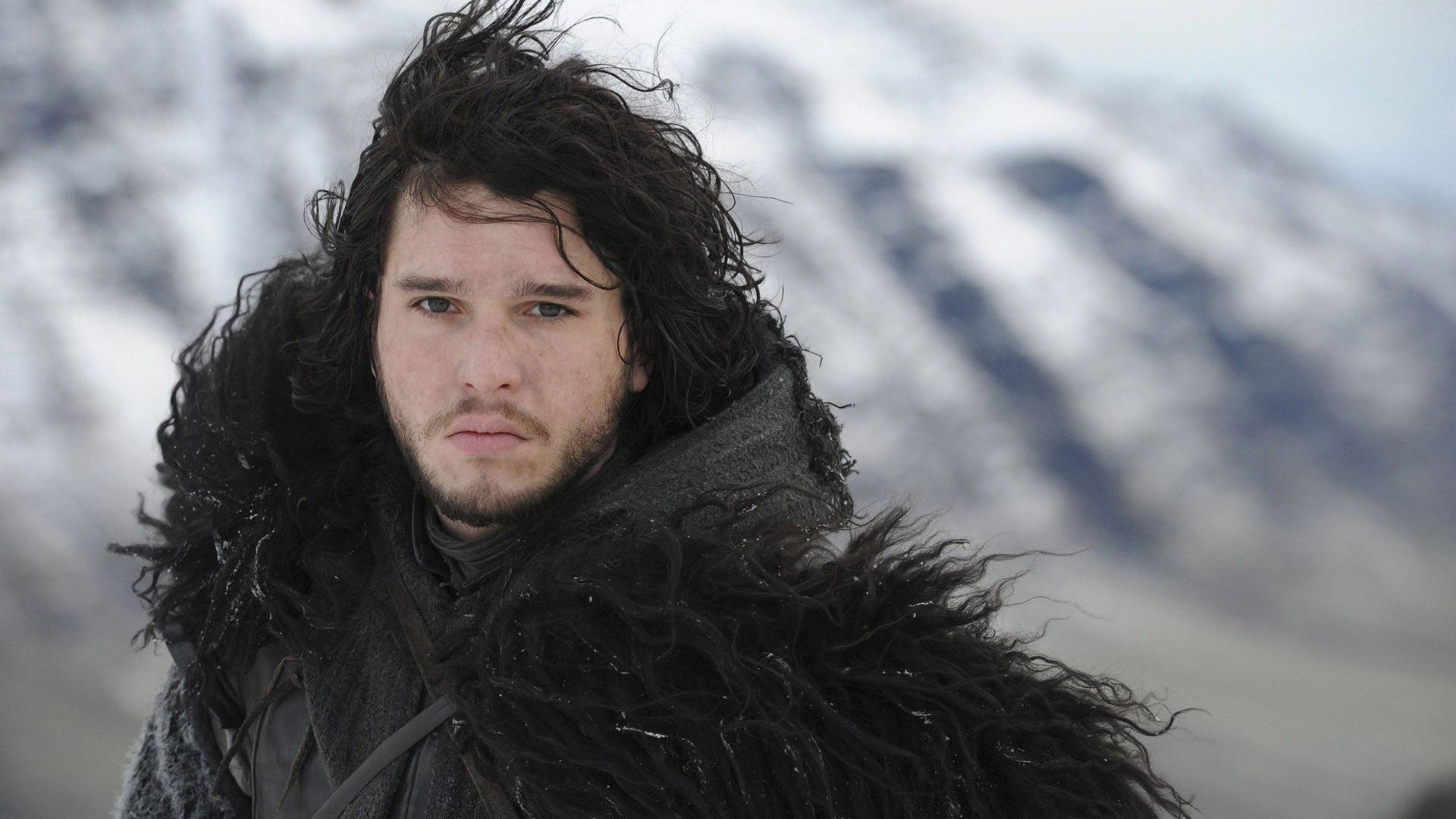 Giaccanera Di Jon Snow In Game Of Thrones. Sfondo