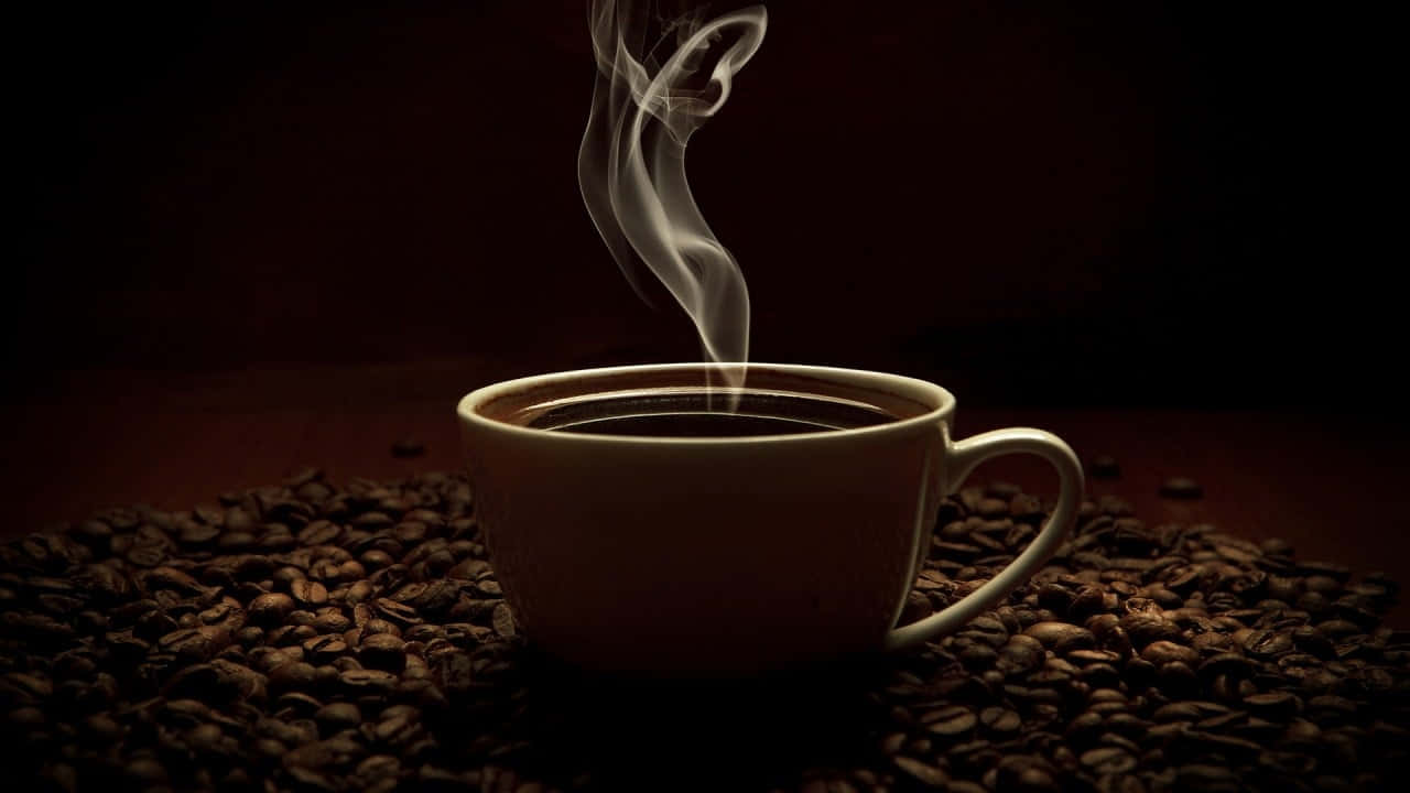 Enjoy a cup of rich and robust black coffee. Wallpaper
