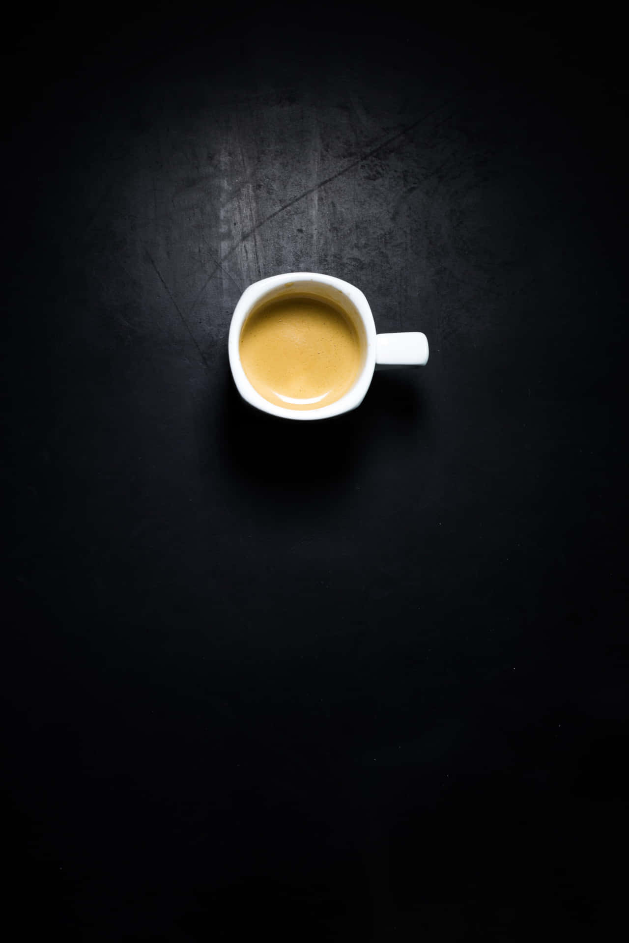 Take a sip of freshly brewed black coffee Wallpaper