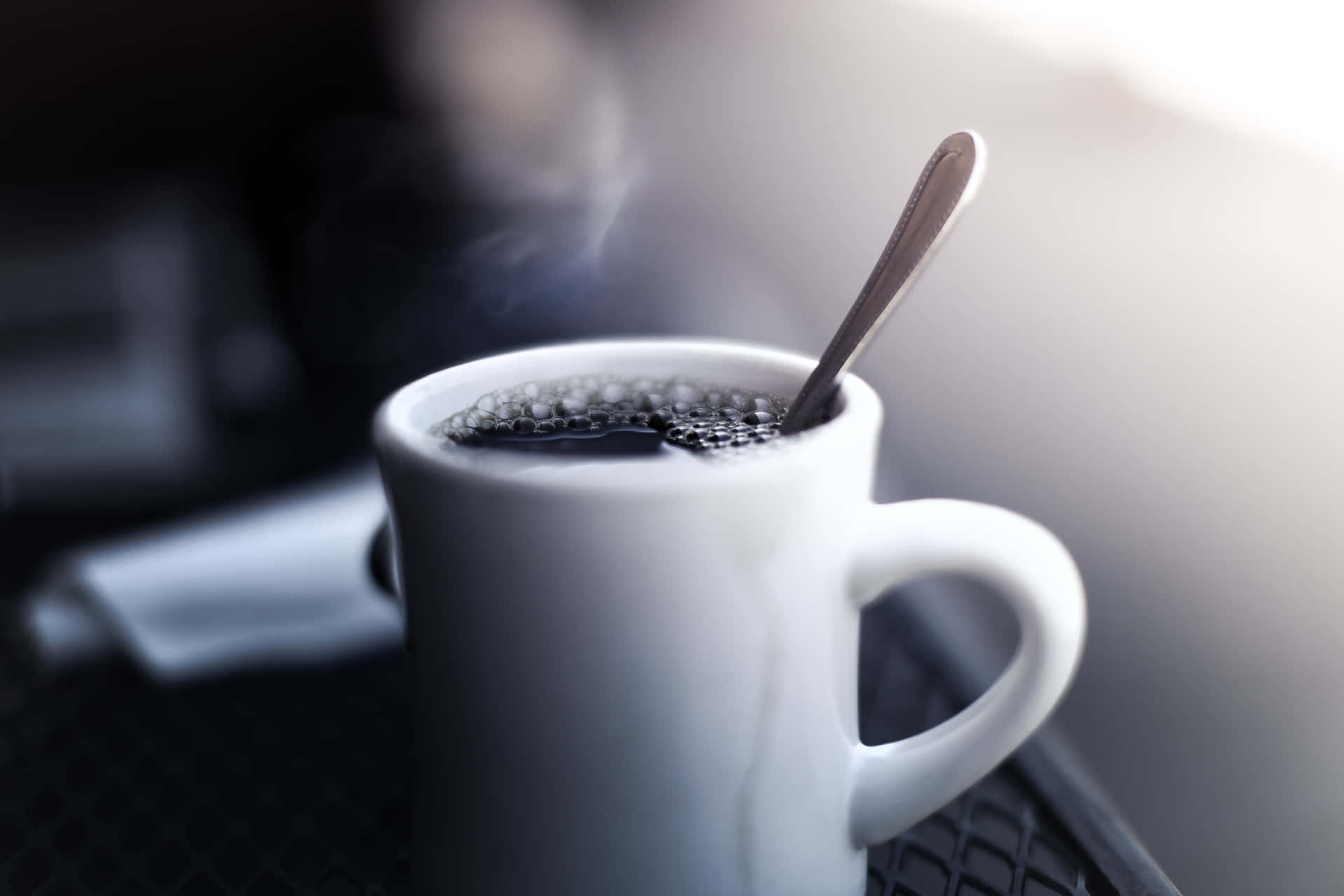 A Hot Cup of Black Coffee Wallpaper