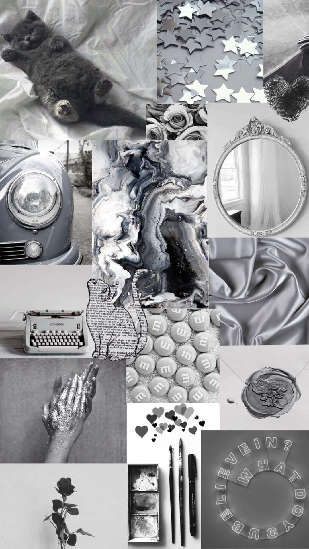 En collage af forskellige billeder af forskellige ting Wallpaper