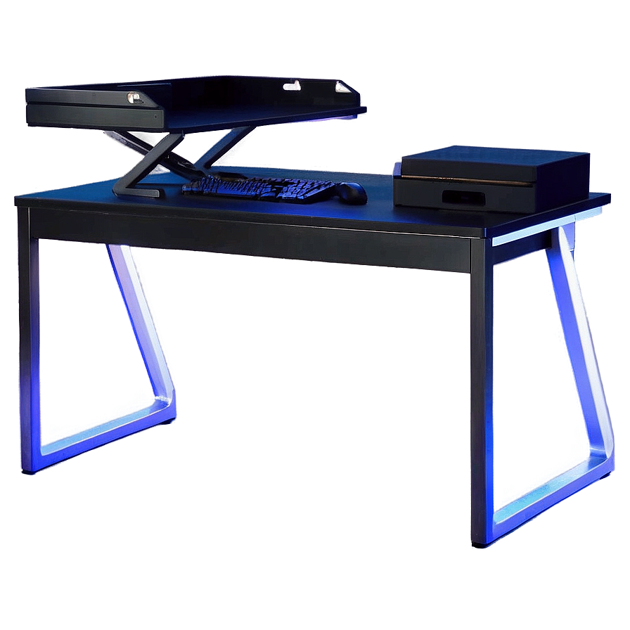 Black Computer Desk Png Ruc70 PNG