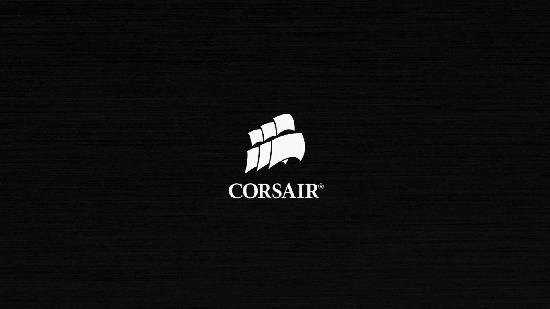 Black Corsair Logo Background