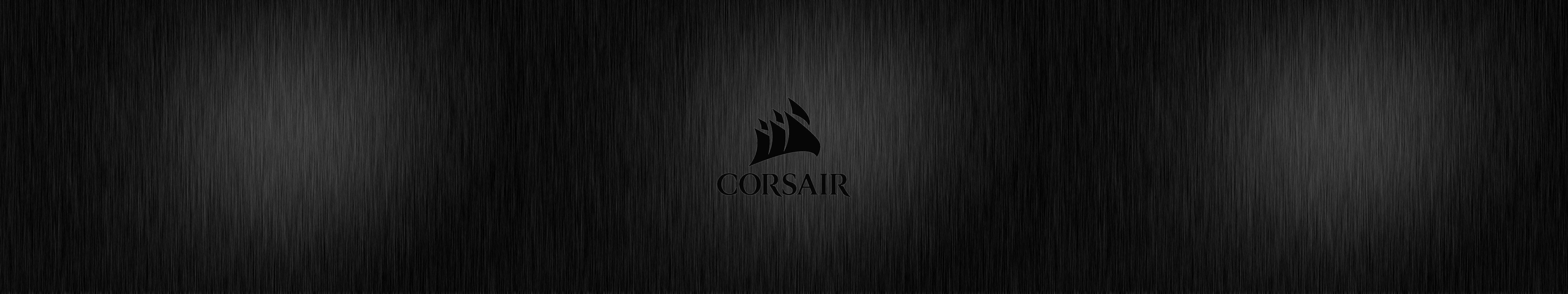 Black Corsair Triple Screen Background