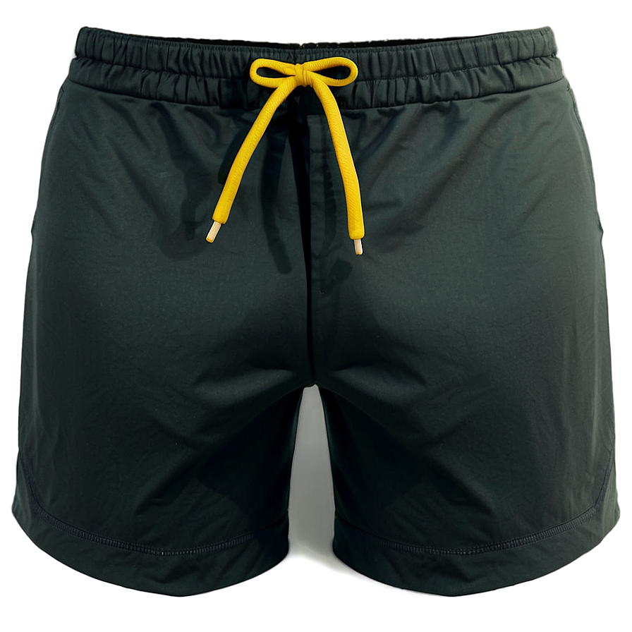 Black Cotton Shorts Png Rvl PNG