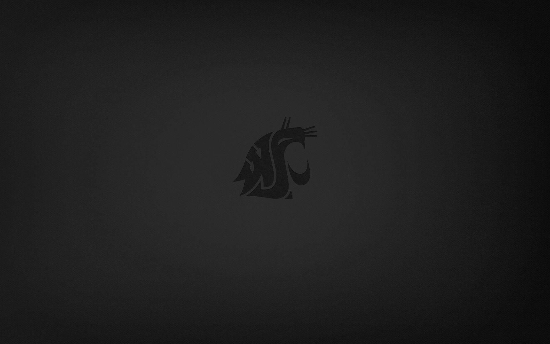 Schwarzescougars-logo Der Washington State University. Wallpaper