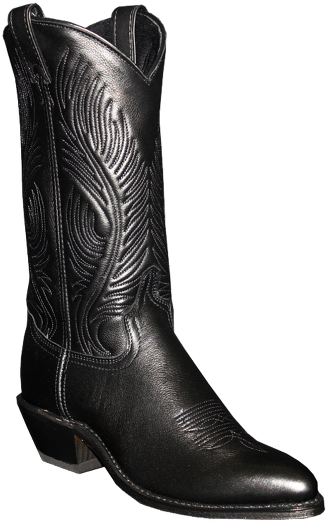 Download Black Cowboy Boot Embroidery | Wallpapers.com