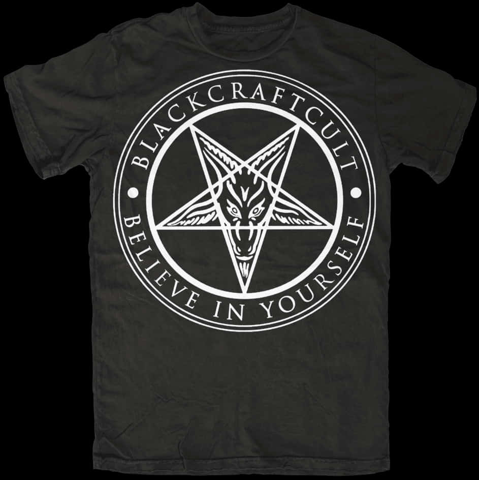 Download Black Craft Cult Pentagram T Shirt | Wallpapers.com