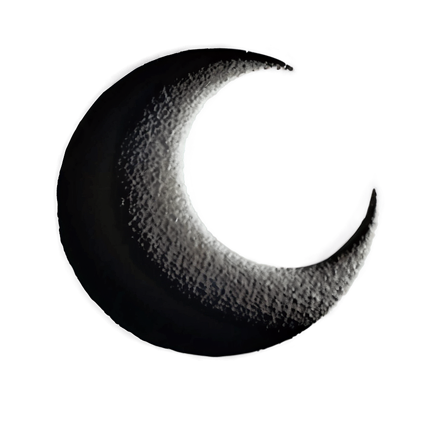 Black Crescent Moon Png 72 PNG