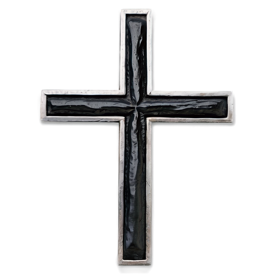 Black Cross In Nature Png Dfj PNG