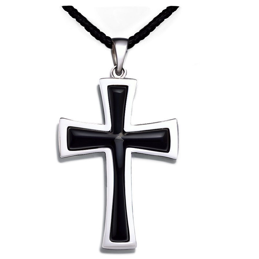 Download Black Cross Jewelry Design Png Fwo | Wallpapers.com