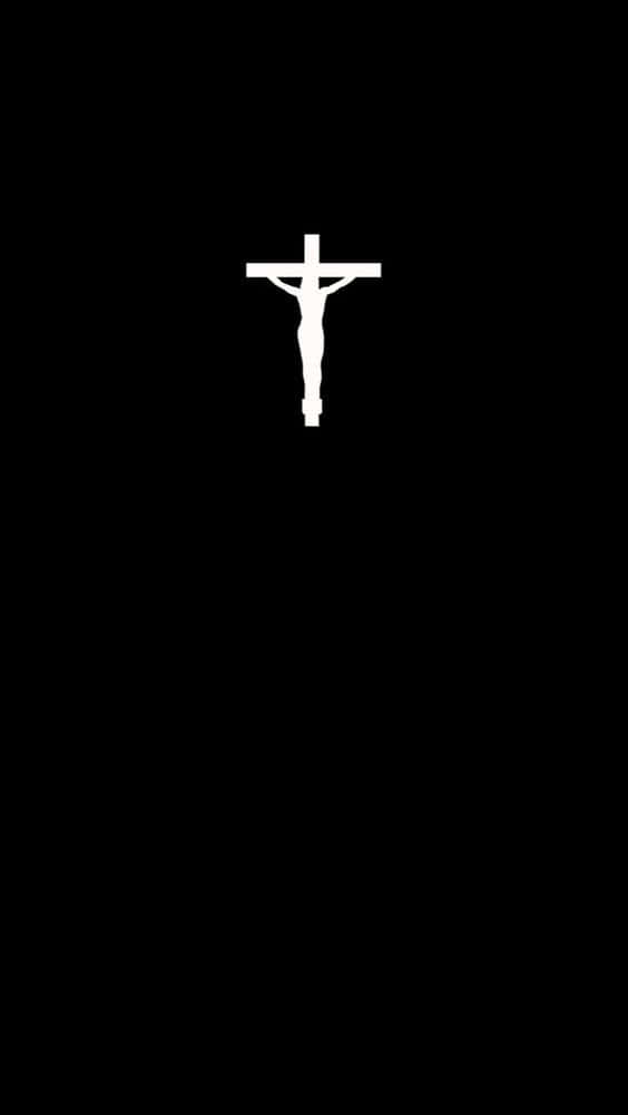 black and white crosses background