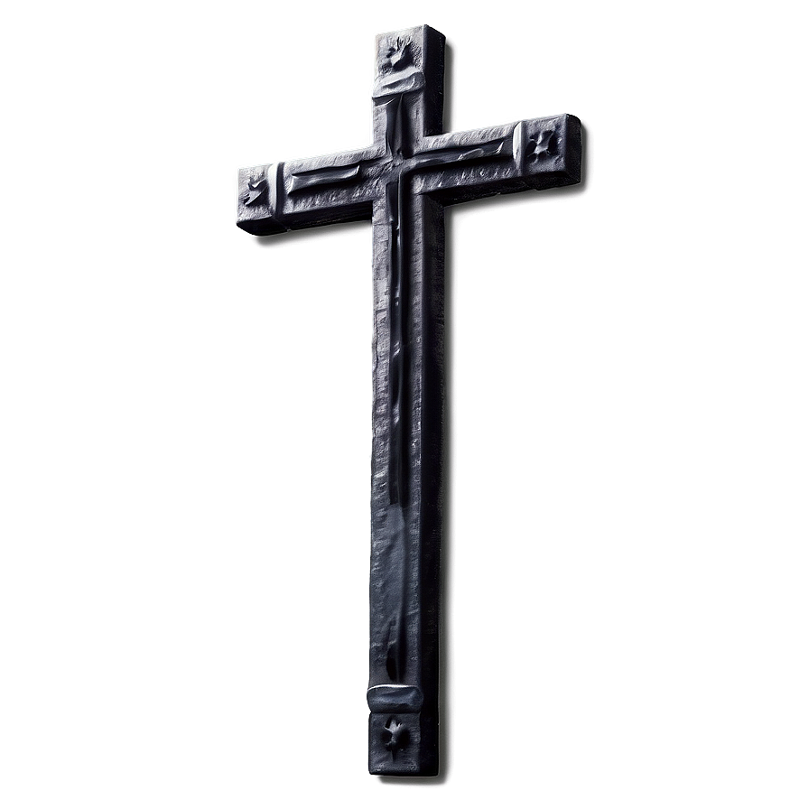 Black Cross Silhouette Png Vhm PNG