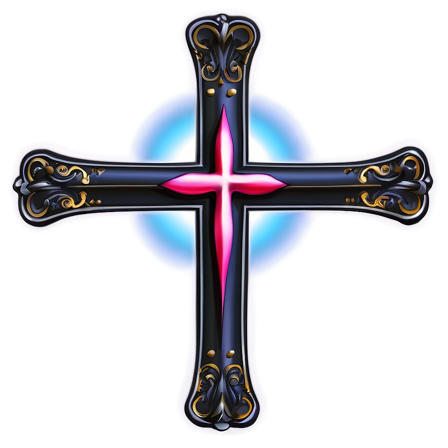 Black Cross Tattoo Design Png 15 PNG