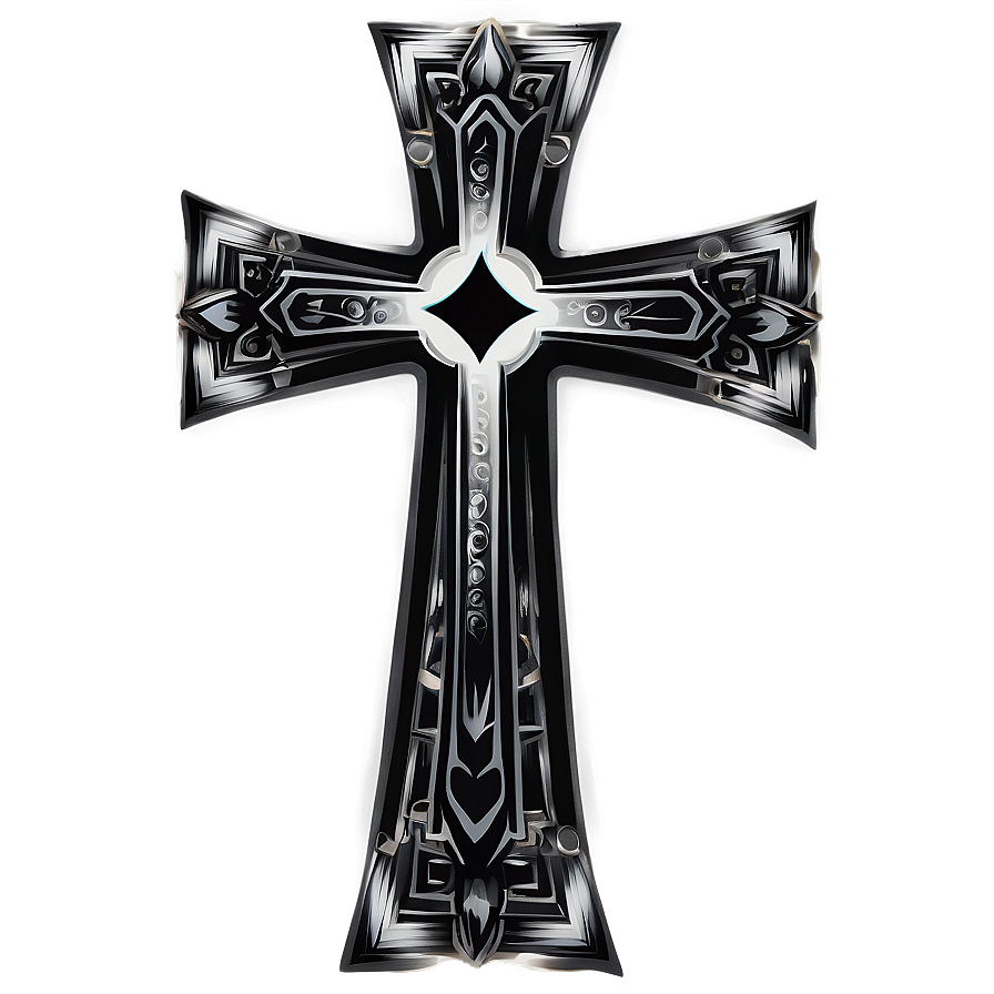 Black Cross Tattoo Design Png 20 PNG