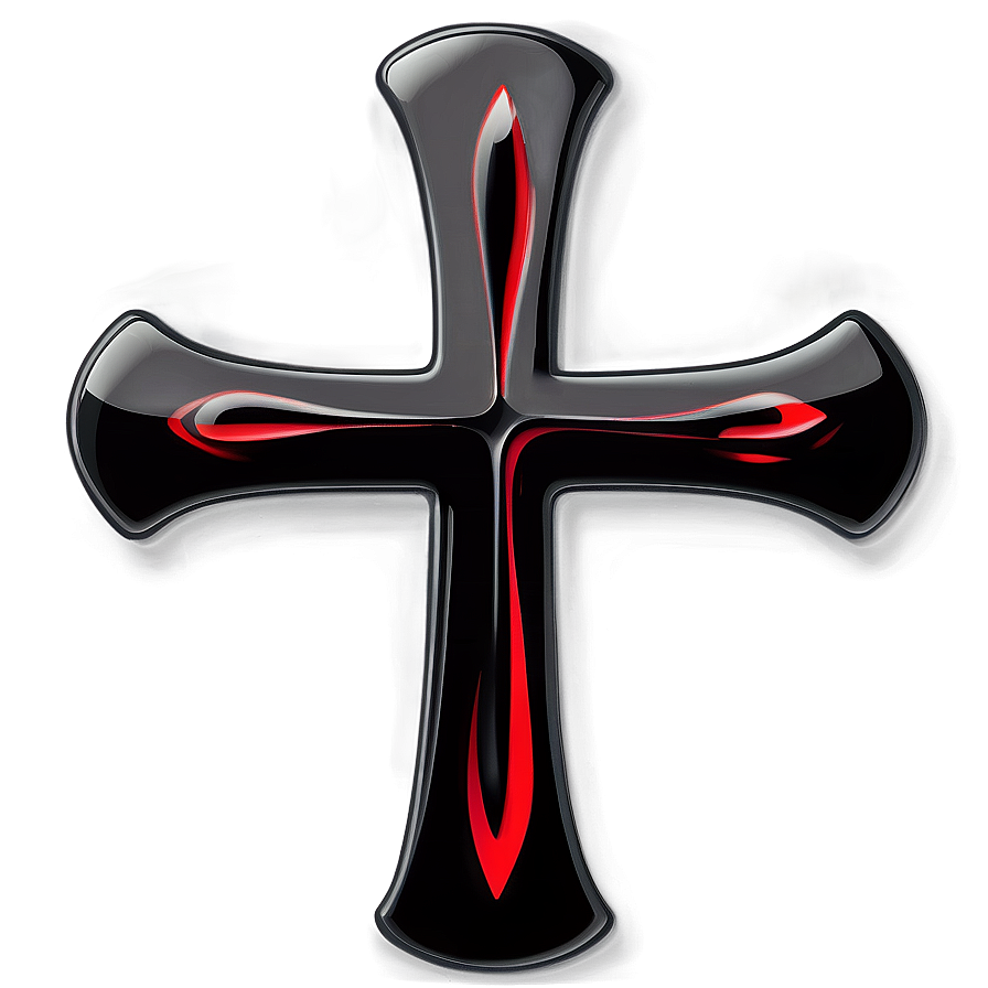 Black Cross Tattoo Design Png 64 PNG