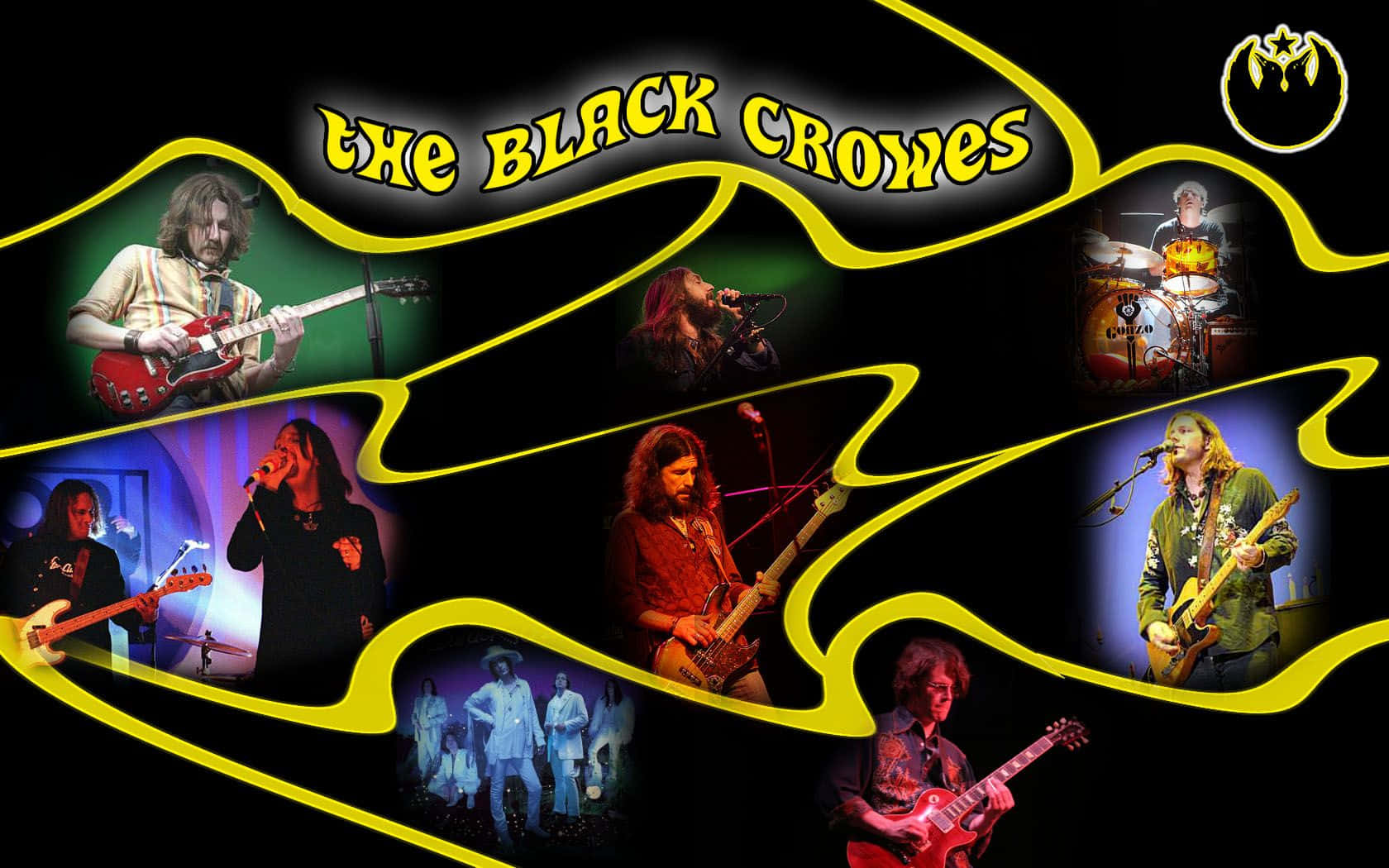 The Iconic American Rock Group The Black Crowes Wallpaper