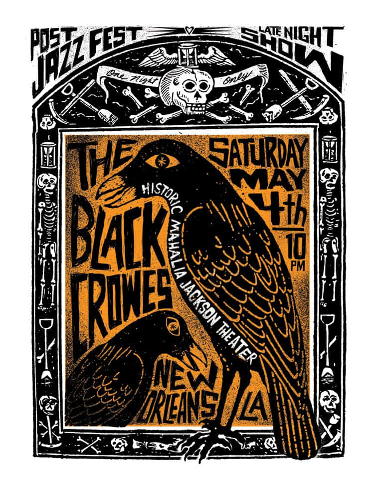 The Black Crowes Rock Out On Stage Wallpaper