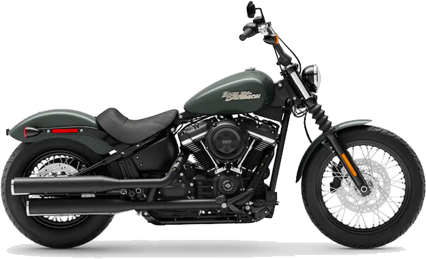 Black Cruiser Motorcycle PNG