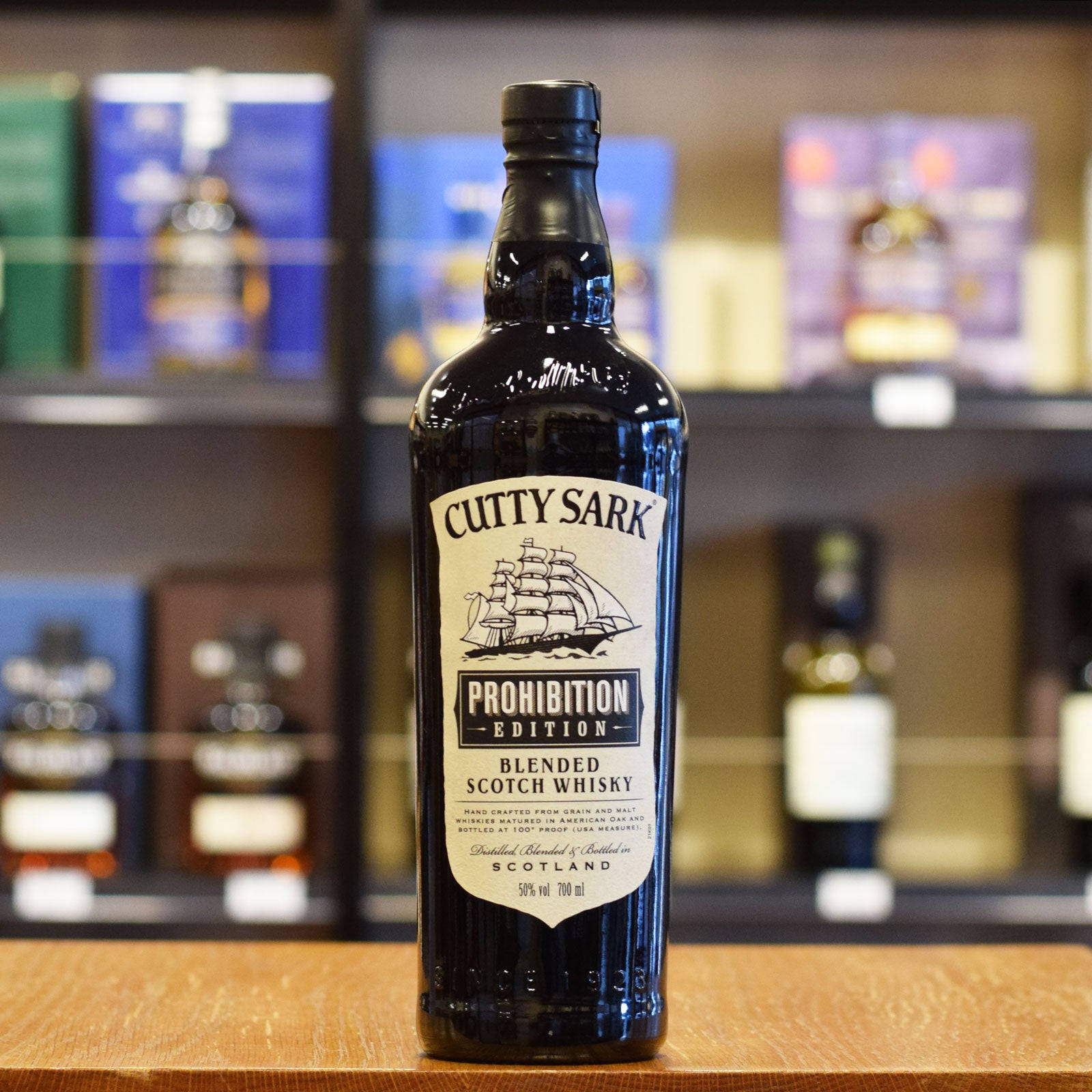 Black Cutty Sark Prohibition Edition Bar Whisky Wallpaper