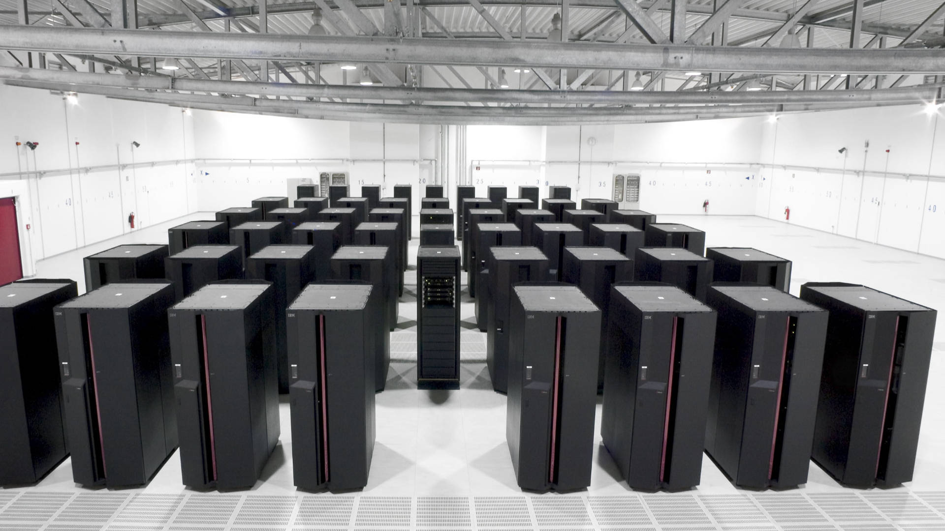 Black Database Servers Wallpaper