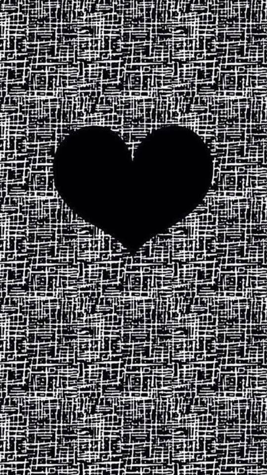 Svartdag Abstrakt Hjärta. Wallpaper