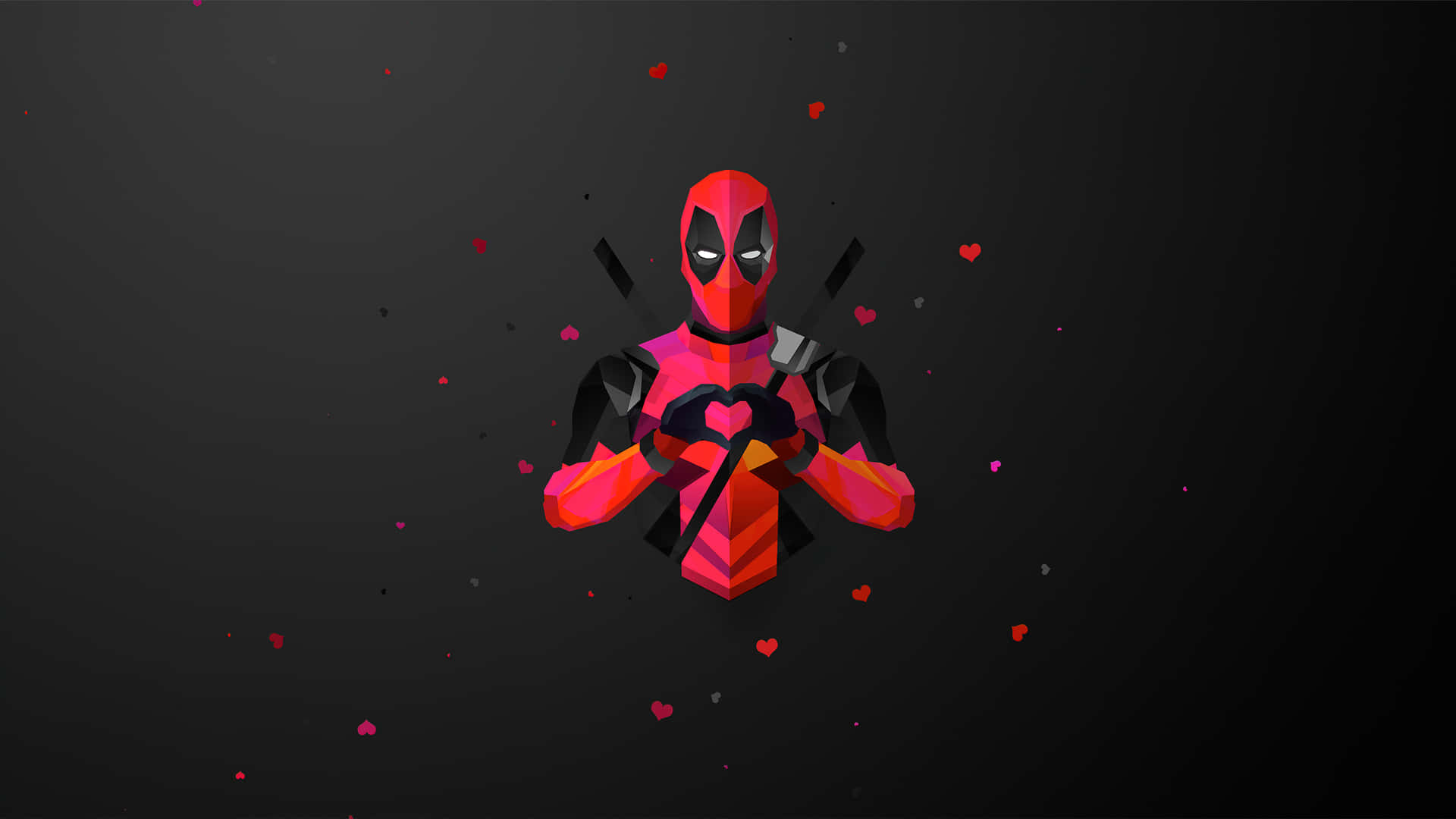 "The Merc with a Mouth, Deadpool, in his all-black outfit, ready for action!" Wallpaper