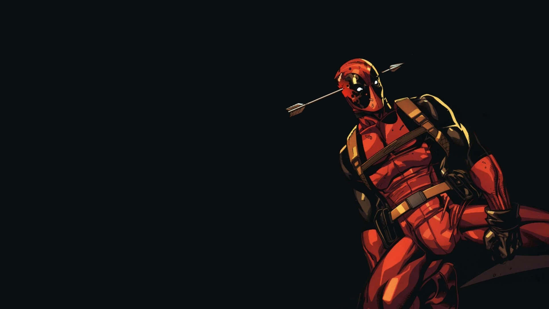 "Bringin’ all the swagger of the regular Deadpool, but in black!" Wallpaper