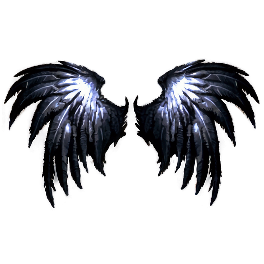 Black Demon Angel Wings Png 5 PNG