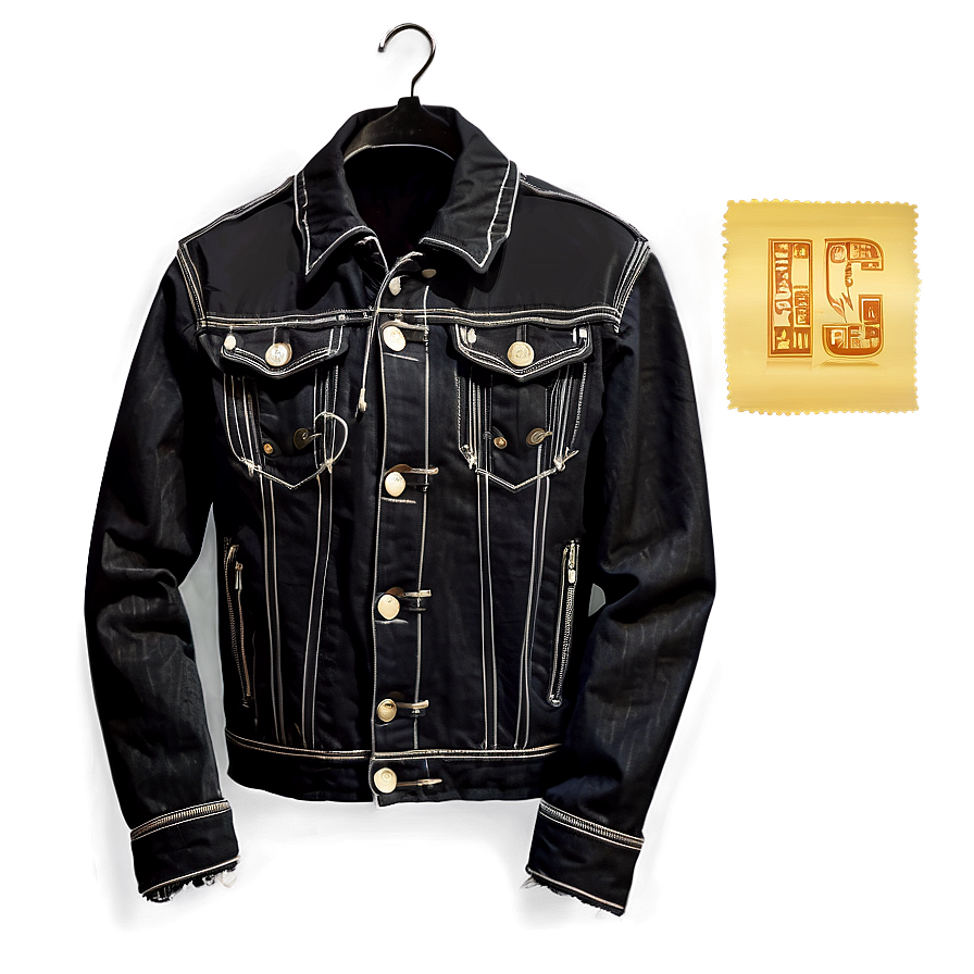 Black Denim Jacket Png 39 PNG