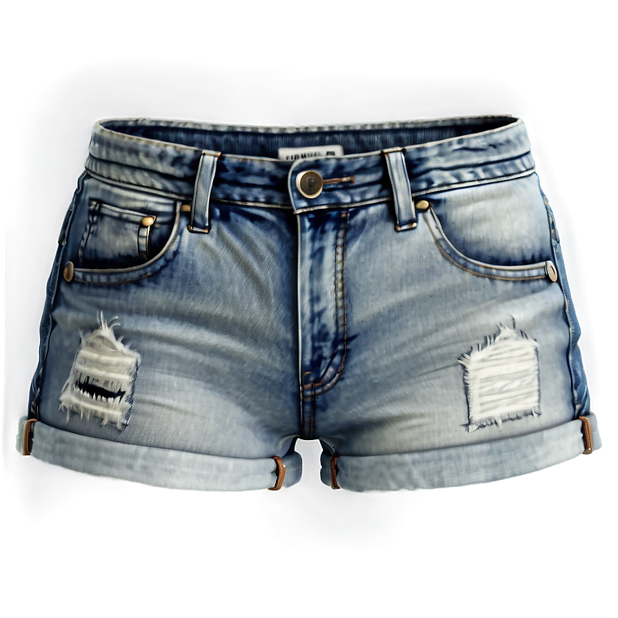 Black Denim Shorts Png 90 PNG