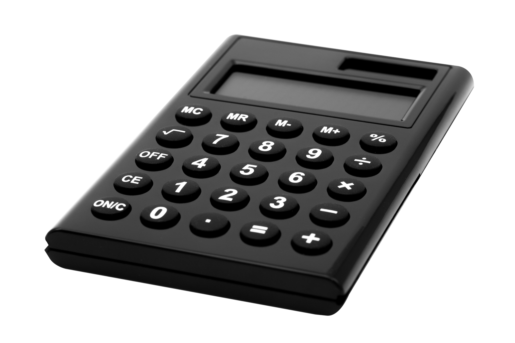 Black Desktop Calculator PNG