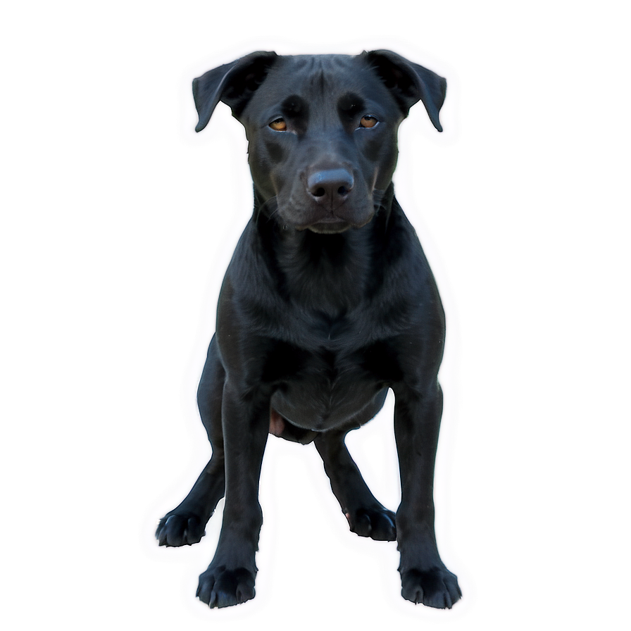 Download Black Dog Png Rel39 | Wallpapers.com