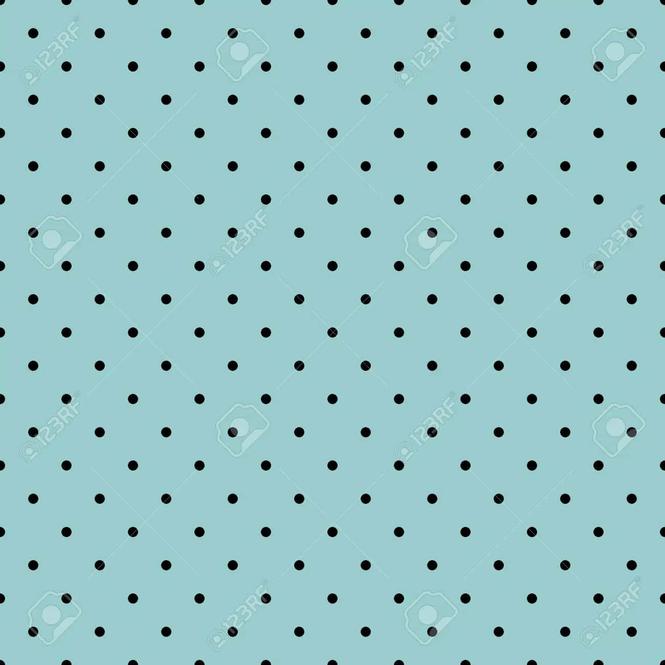 Mysterious black dots scattered on a white background Wallpaper