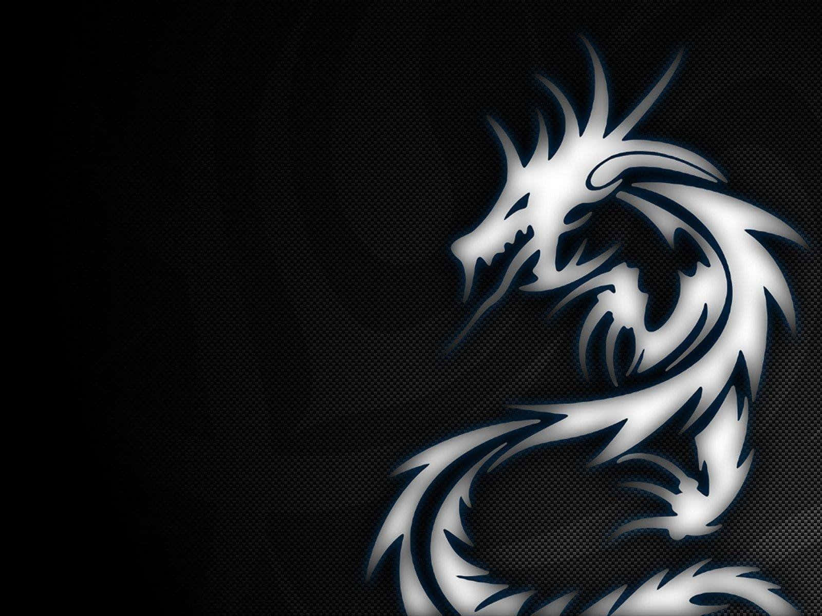 Black Dragon With Spikes Wallpaper