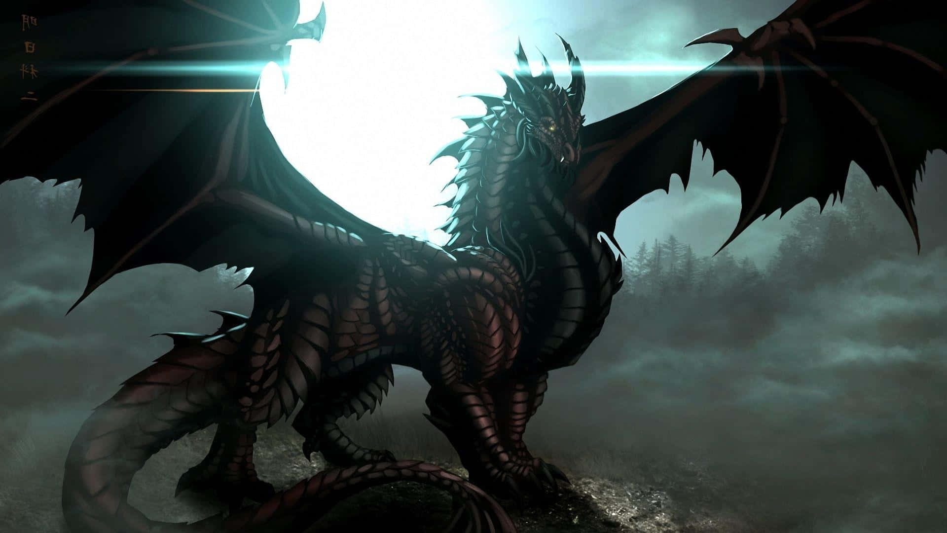 Black Dragon, beast, fire, HD phone wallpaper | Peakpx