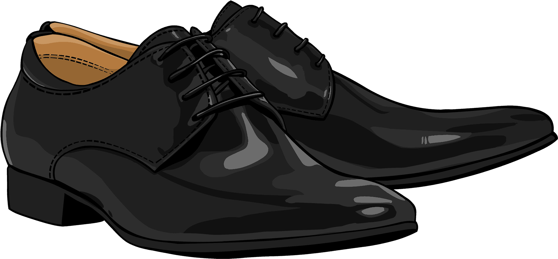 download-black-dress-shoes-illustration-wallpapers