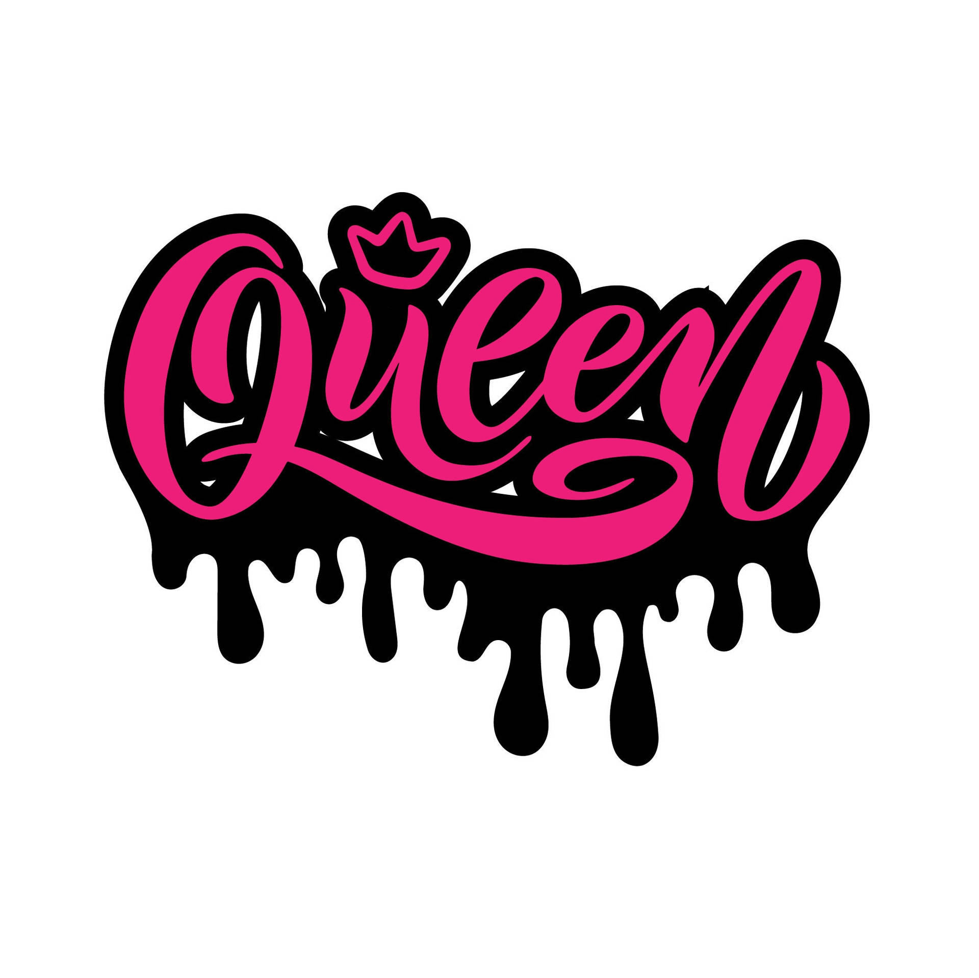 Download Black Drippy Queen Wallpaper 
