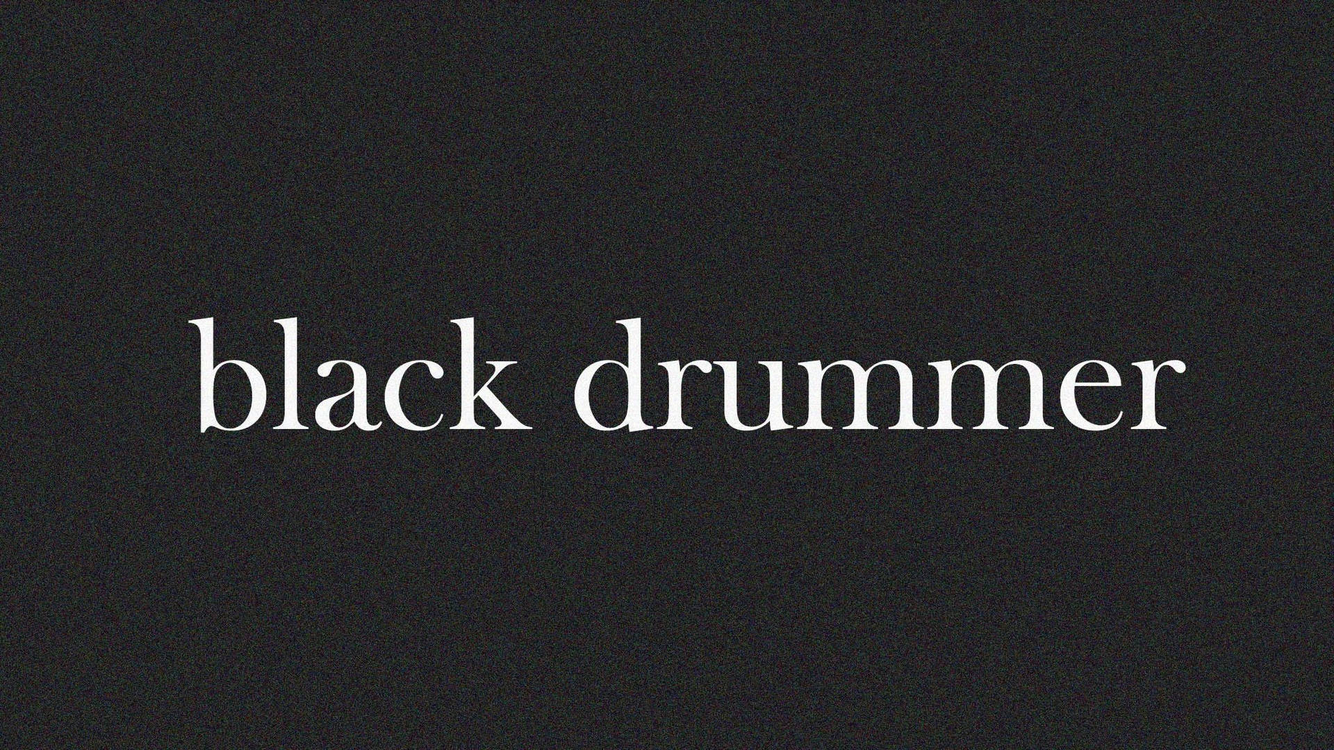 Black Drummer Macbook Pro Aesthetic Wallpaper