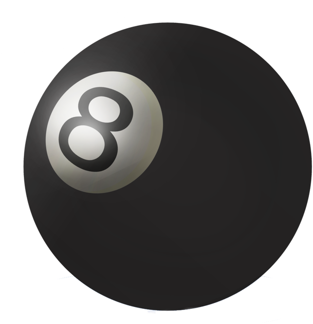 Download Black Eight Ball Illustration | Wallpapers.com