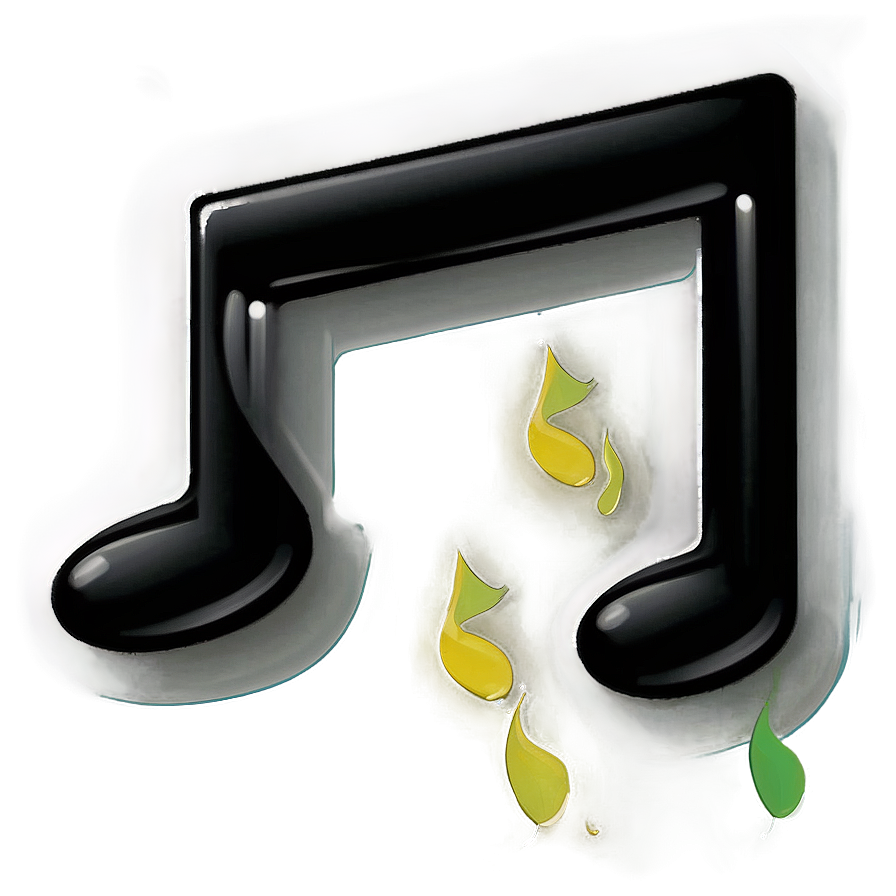 Black Eighth Note Illustration Png Wmw PNG