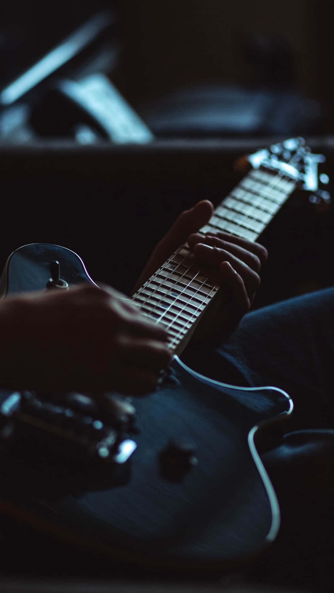 Guitarraeléctrica Negra, Instrumento Musical Fondo de pantalla
