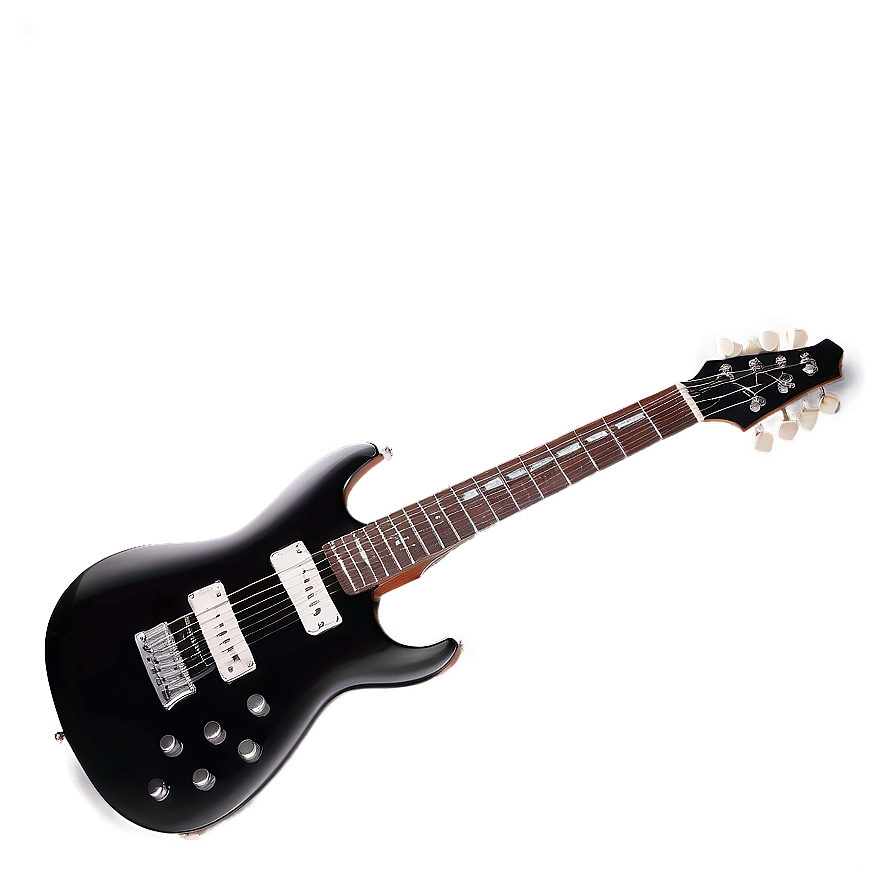 Black Electric Guitar Png 80 PNG