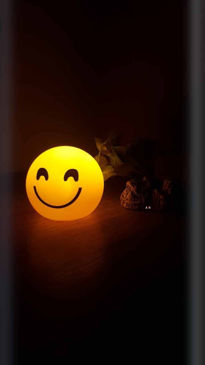 Black Emoji Glowing