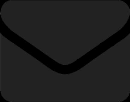 Black Envelope Icon PNG